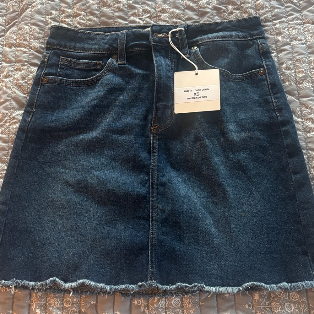 Denim Mini Skirt